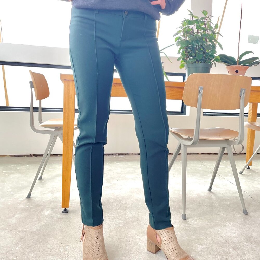 Anthropologie Cartonnier Charlie Ankle Dress Pants Size 2 Tall Small XS